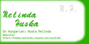 melinda huska business card